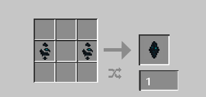 Sculk Crystal recipe, 2 Broken Crystals