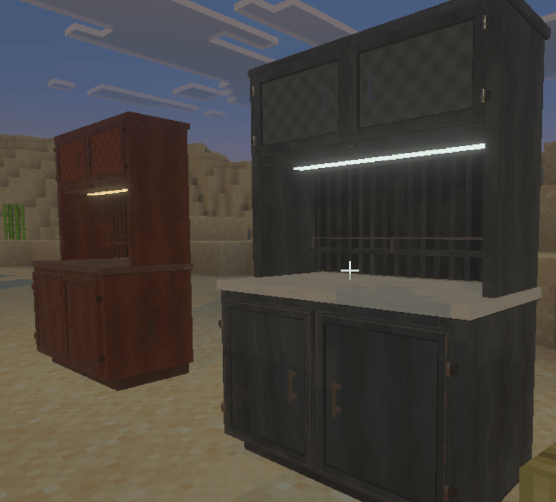 Golden Hour Furniture — Minecraft Bedrock addon, screenshot 2