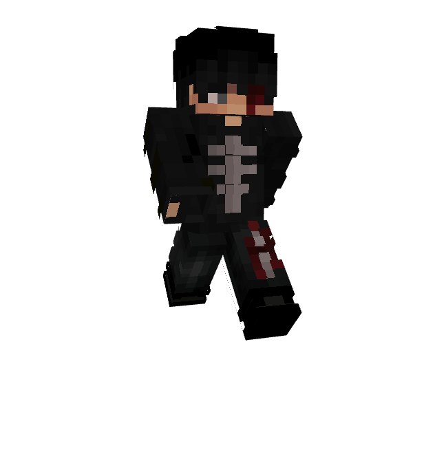 Scoopy scary skeleton — Minecraft Bedrock skin, screenshot 5