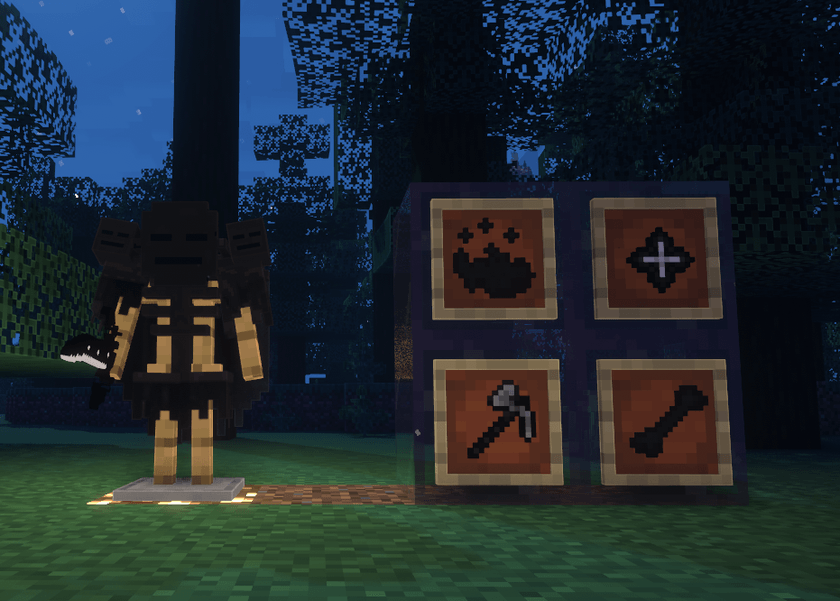 This is a set of armor with all the items.
