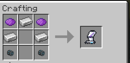 Crafting grid for the CH-M Legs