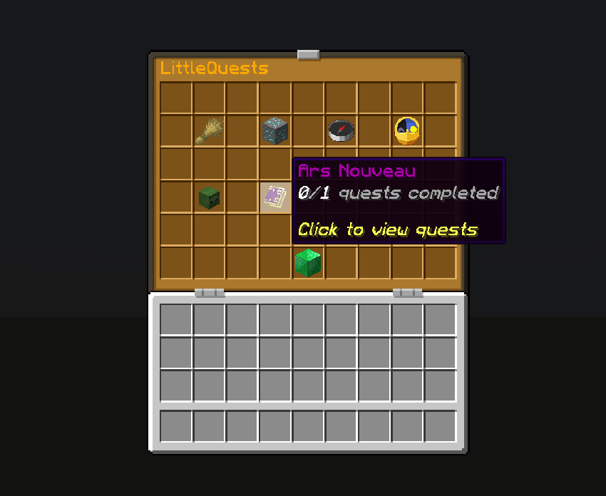 LittleQuests - Categories menu