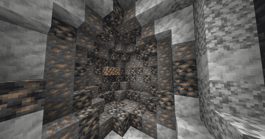 Пример скопления руд