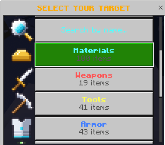 Ultimate Item Upgrader — Minecraft Bedrock addon, screenshot 2