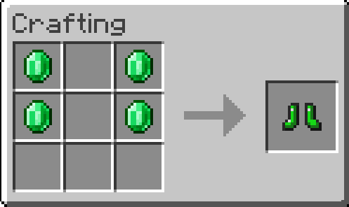 Emerald Armor and tools — Minecraft Bedrock addon, screenshot 5