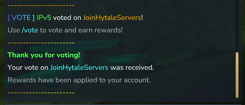 JHS-Votifier Vote Announcement