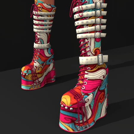 GOTH BOOTS - V1 - ELEVATED - The Sims 4 Create a Sim - CurseForge