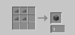 Cobblestone Crafting Recipe