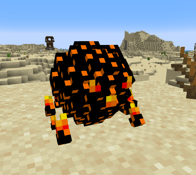 Burning Coal Golem
