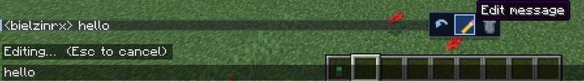 Editing a message
