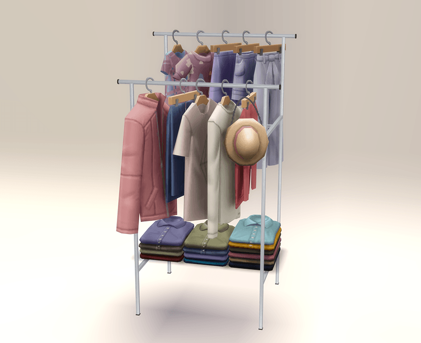 Metal double rack - The Sims 4 Build / Buy - CurseForge