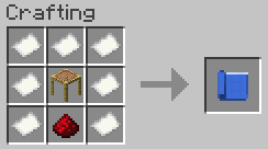 Blueprint crafting recipe