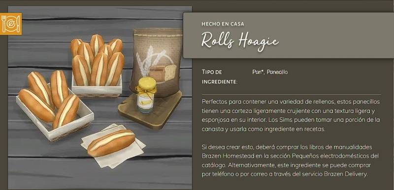 Sausage Rolls by BrazenLotus Spanish translation - The Sims 4 Mods ...