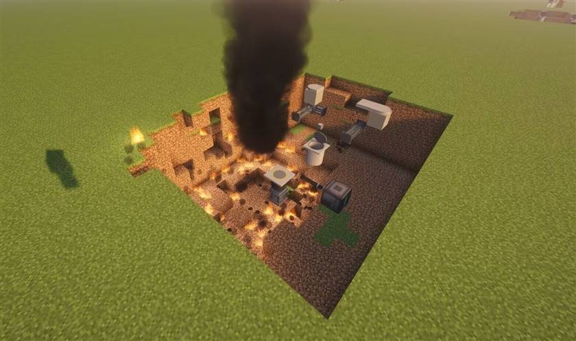Burning fuel