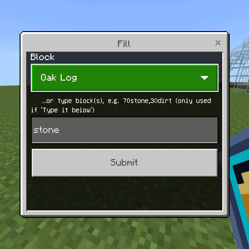World Edit Touch — Minecraft Bedrock addon, screenshot 5