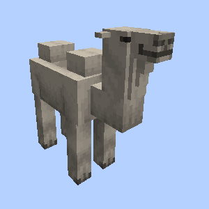 White Mocha Bactrian Camel