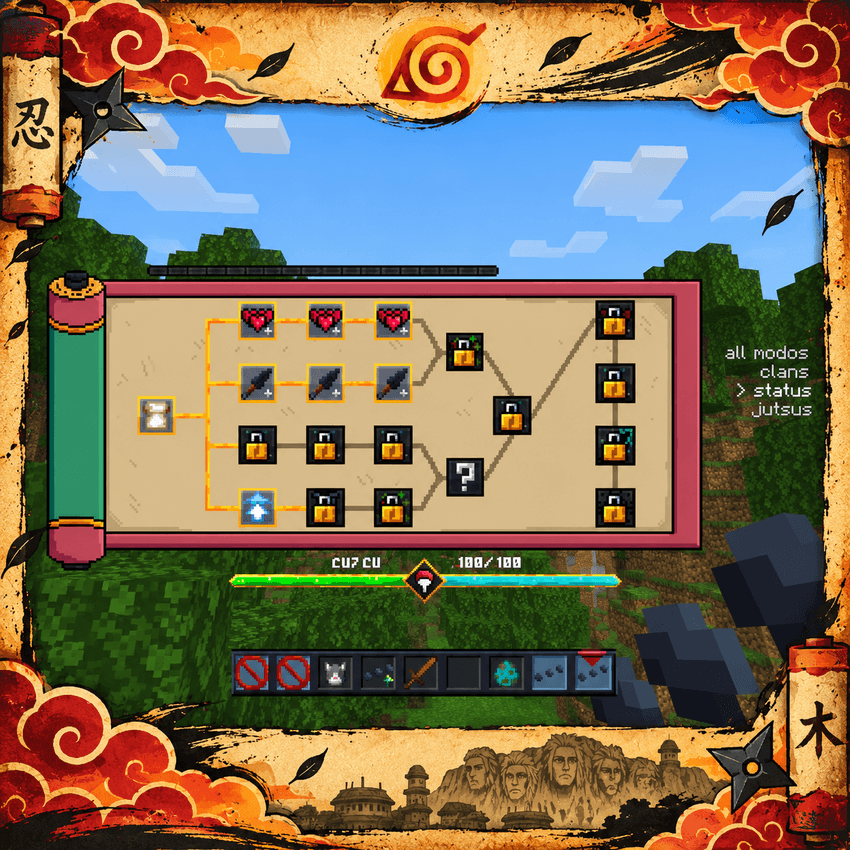 Naruto Stiker v1 — Minecraft Bedrock addon, screenshot 3