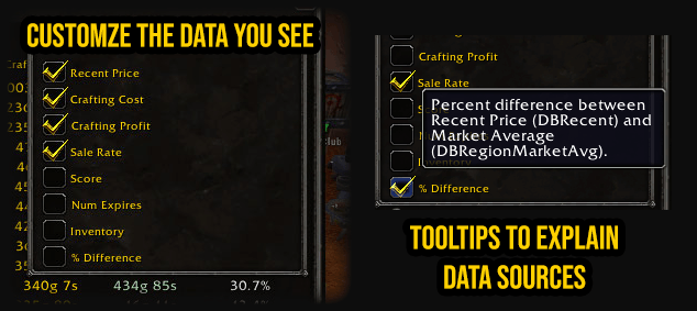 Kiril's Market Intel settings and customization