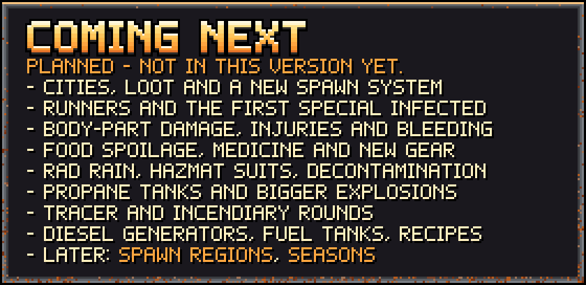 Coming next