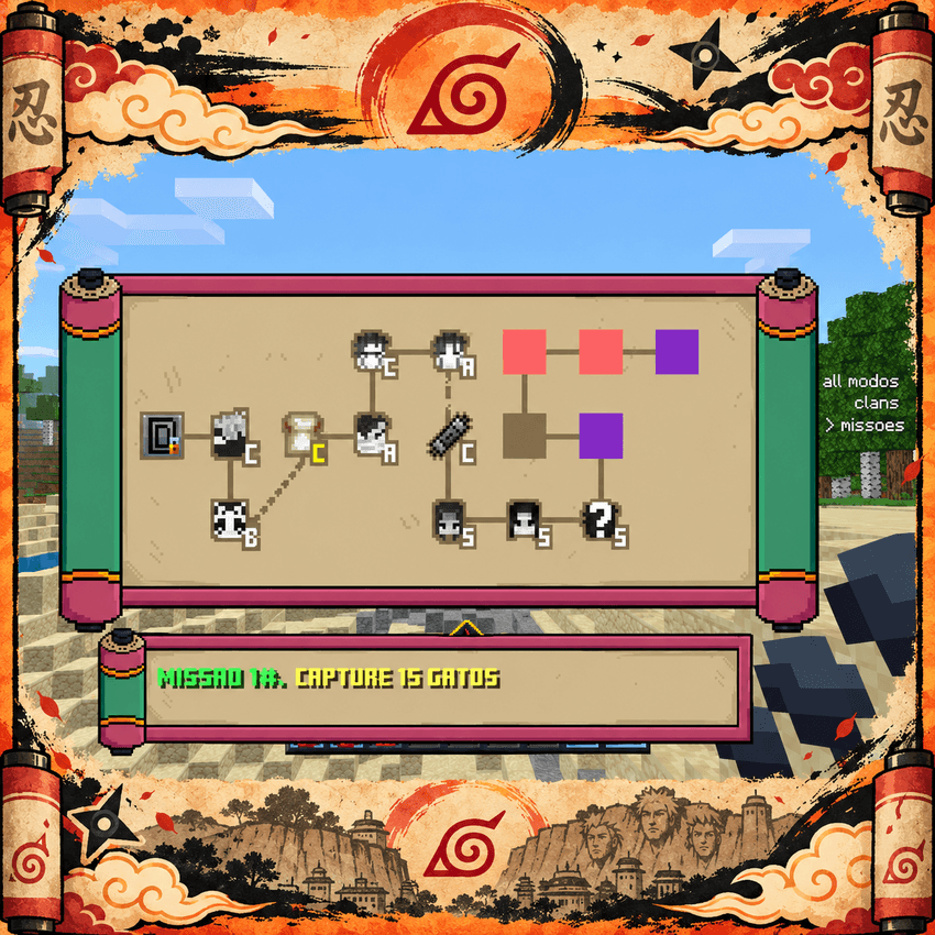 Naruto Stiker v1 — Minecraft Bedrock addon, screenshot 4