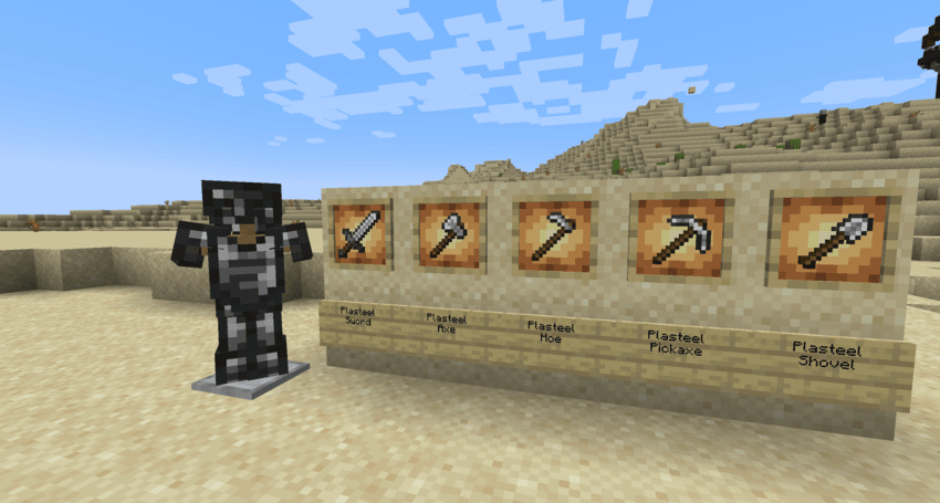 Plasteel tools & weapons