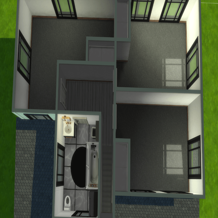 top view second floor