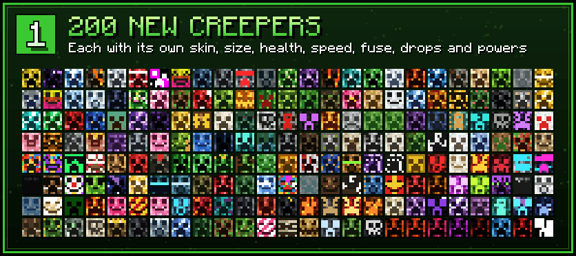 200 new creepers