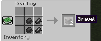 The crafting recipe