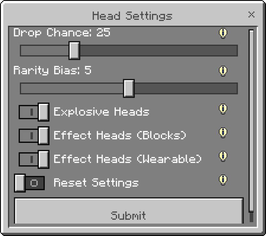 Extensive Mob Heads - Minecraft Bedrock Addons - CurseForge