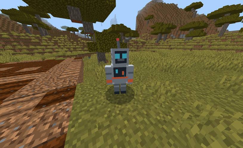 Farm Worker Robot — the robot that farms for you — Minecraft Bedrock addon, screenshot 9