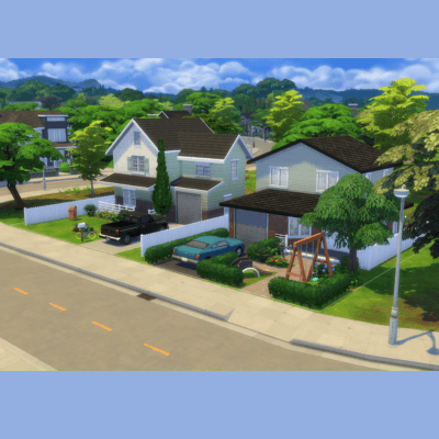 two houses 1 lot