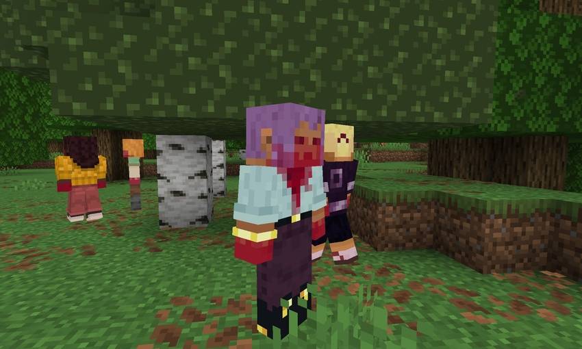 Furious Infected spawn in the forest.