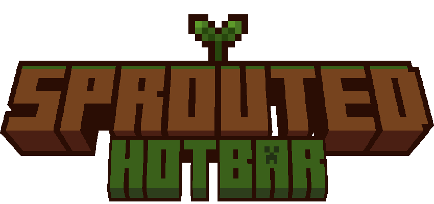 Sprouted Hotbar Minecraft Texture Pack