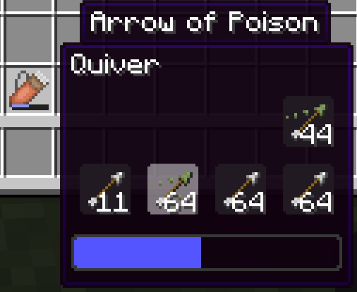 selecting an arrow