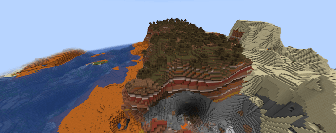 The above image, but the world looks as it is meant to, no blocks were incorrectly replaced