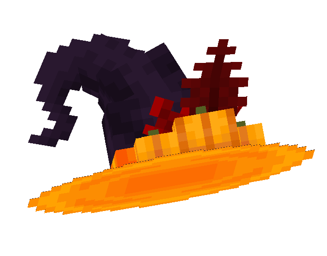pumpkin witch hat