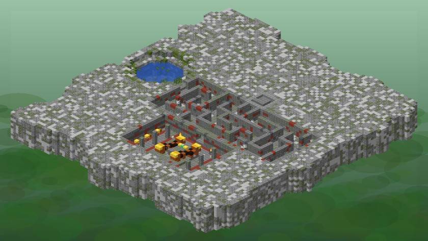 Under the plaza: the labyrinth, the tomb and the cenote