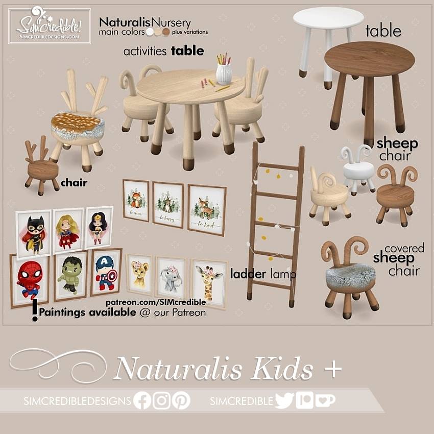 Download Naturalis Kids Plus set 🧸 - The Sims 4 Mods - CurseForge