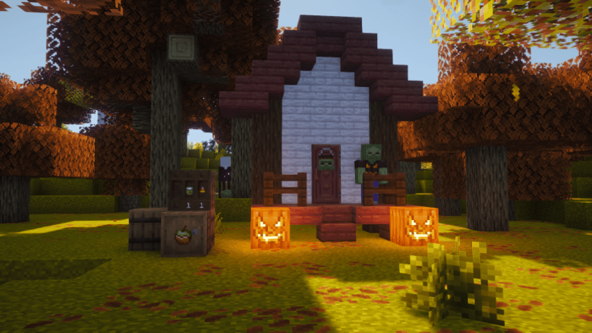 Gameon's Halloween Tweaks BEDROCK — Minecraft Bedrock texture pack, screenshot 2