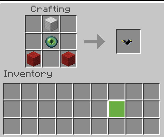 Crafting recipe