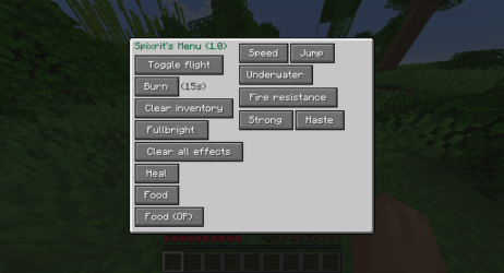 An image of the menu