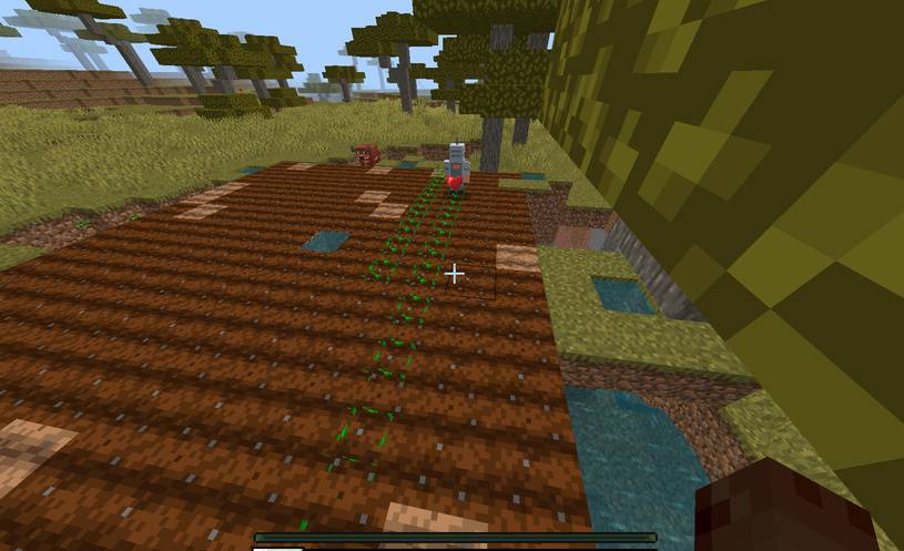 Farm Worker Robot — the robot that farms for you — Minecraft Bedrock addon, screenshot 23