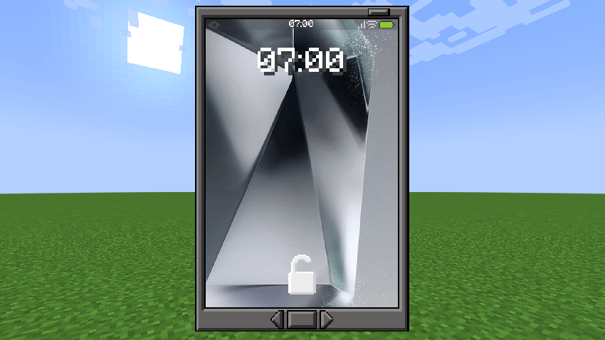 Lockscreen with wallpaper