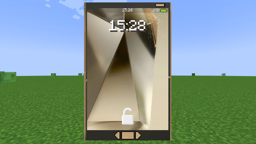 Lockscreen with wallpaper