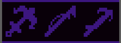 Silhouettes of the next updates weapons