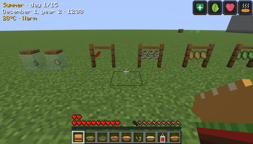 Drying racks: fresh, dried, spoiled