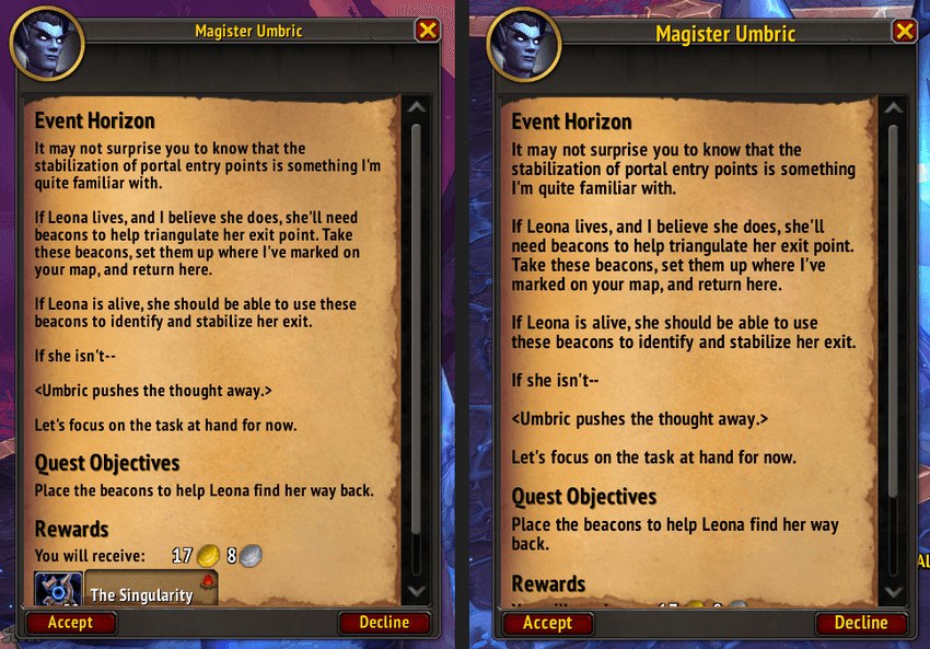 Quest frame font size