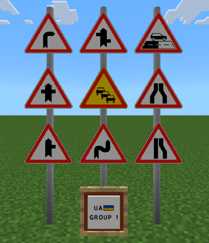 Ukraine Road Signs [DLC // RRS+] - Minecraft Bedrock Addons - CurseForge