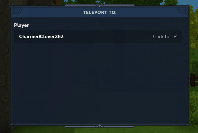 Interfaz de Teletransporte