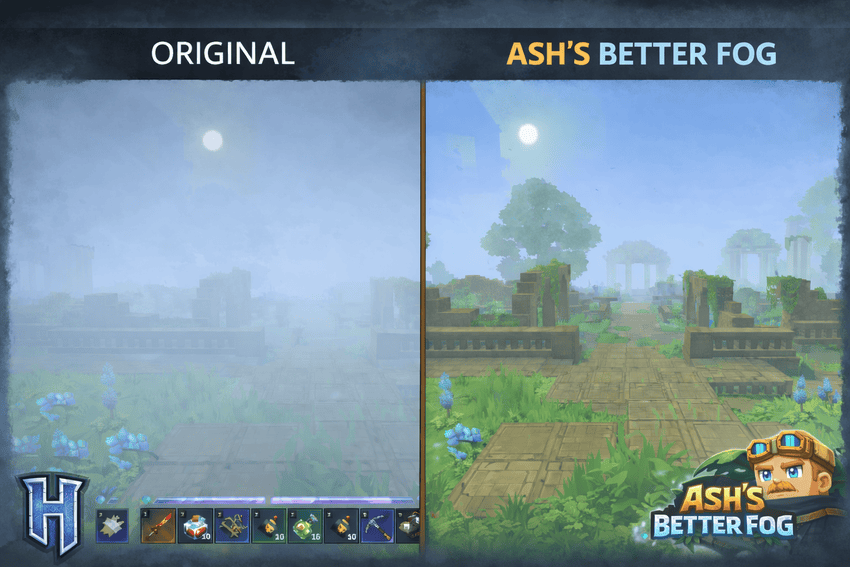 Mod de mejor niebla de Ash para Hytale